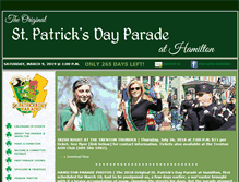 Tablet Screenshot of hamiltonparade.com